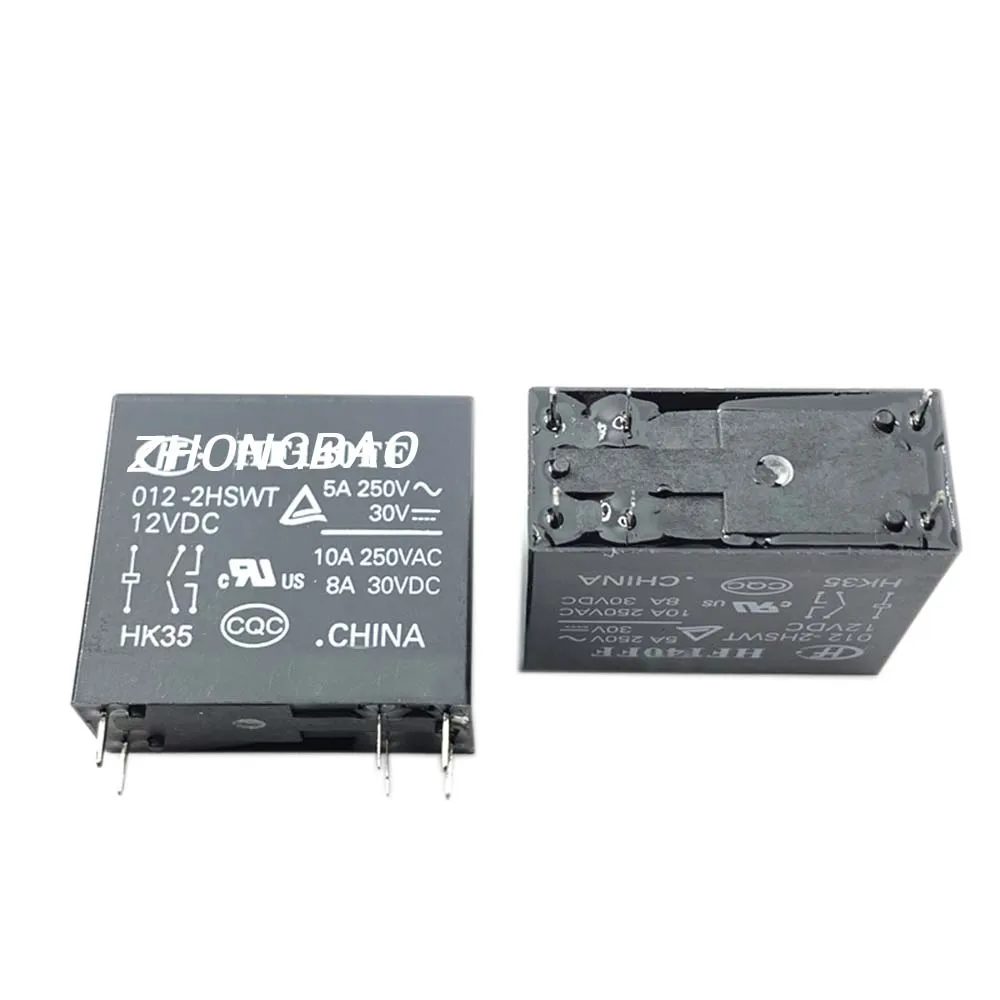 

HF140FF-012-2HSWT 12VDC 10A 250VAC relays