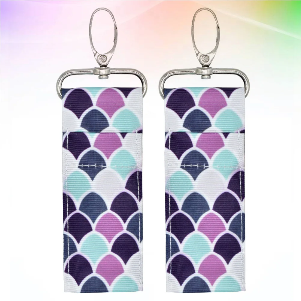 

Keychain Lipstick Holder Lip Balm Key Women Chapstick Keyring Pouch Chain Rings Wrist Ring Car Target Cord Womens Gloss Wristlet