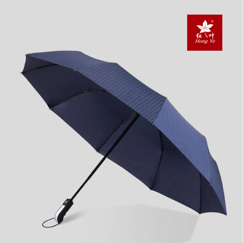 

Brand 10 Ribs Umbrella Fully Automatic Reflective Umbrella Reverse Folding Multifunctional Sunshade & Rain Umbrella Car Travel