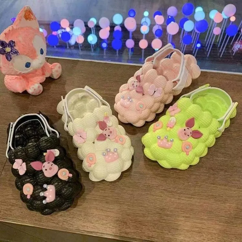 

Children's Cave Slippers Summer Girls' Baotou Cartoon Soft Sole Sandals Boys' Bathroom Beach Sandals