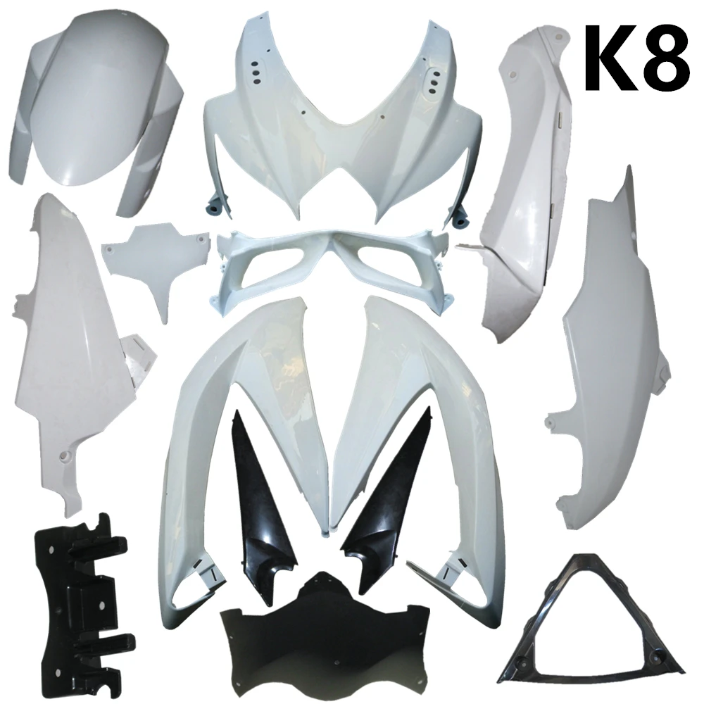 

Motorcycle Bodywork Fairing Components Injection ABS Unpainted Plastic parts For Suzuki GSXR600-750 GSXR750 K8 2008 2009 2010