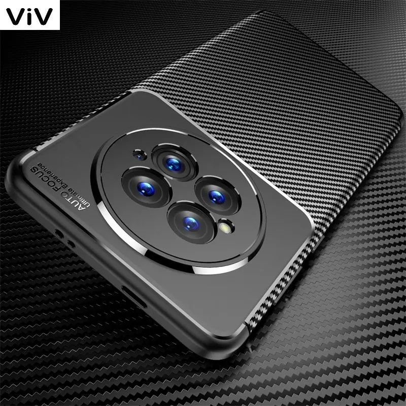 

For Huawei Mate 50 Pro Case Carbon Fiber Pattern Soft Silicone Back Cover Hauwei Huawey Mate50 Mate50pro Matte Shockproof Fundas