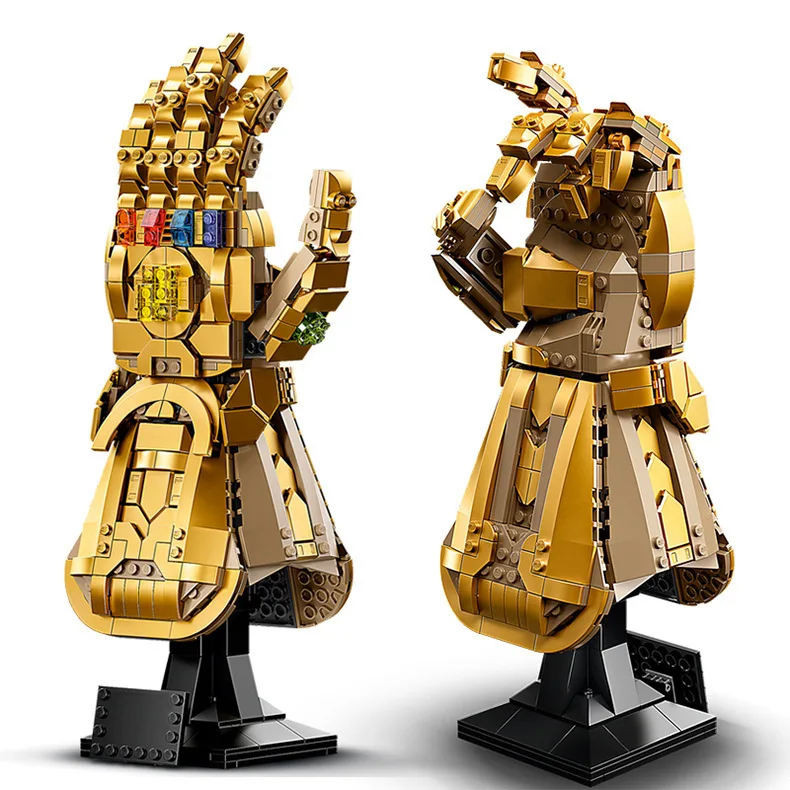 

AVENGERS THANOS Gauntlet Infinity Infinity Stone Endgame marvels Glove Gauntlet Toys Kid Gift FIT 76191 Building Block Bricks