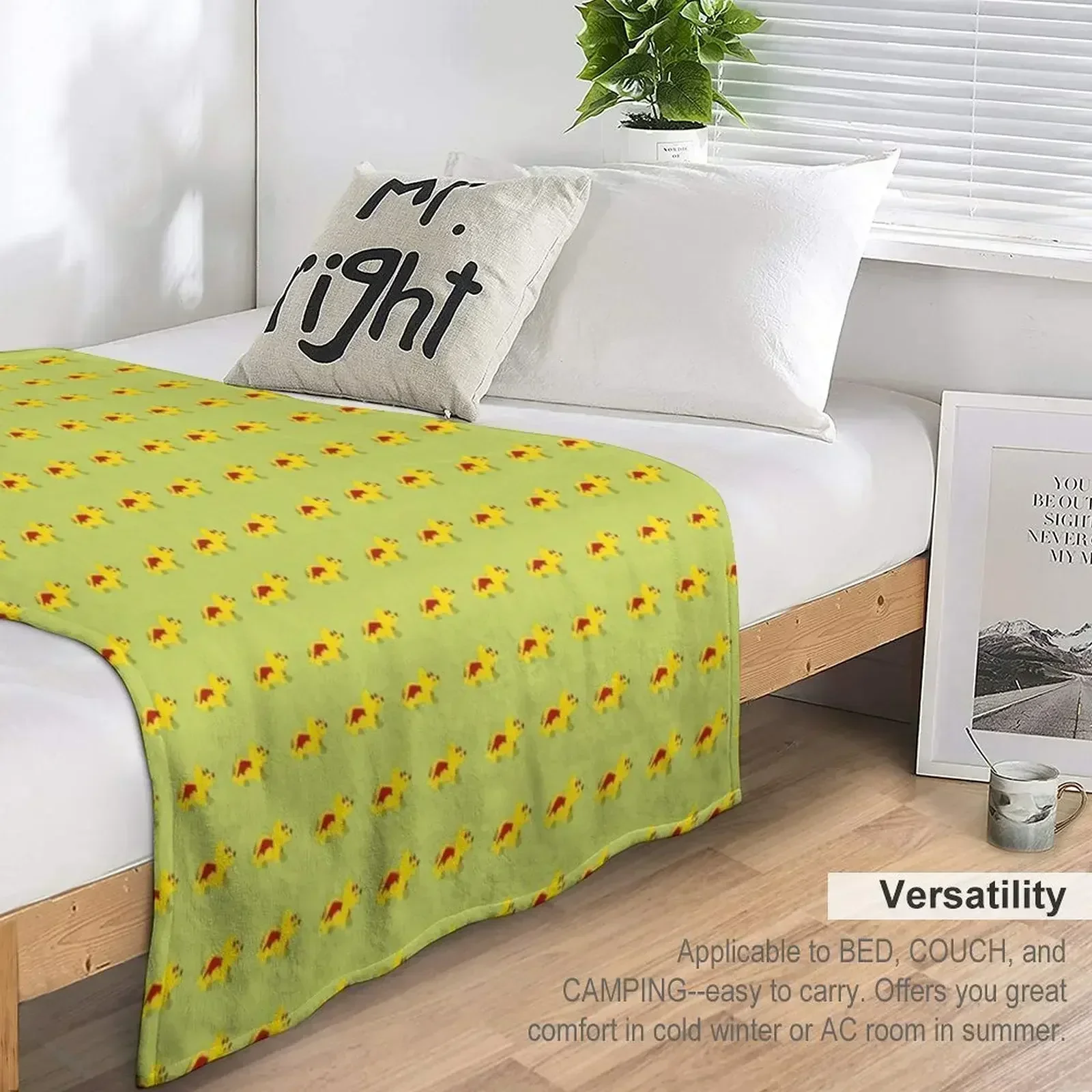 Новое одеяло Devil Dino Green роскошное брендовое в стиле аниме одеяла