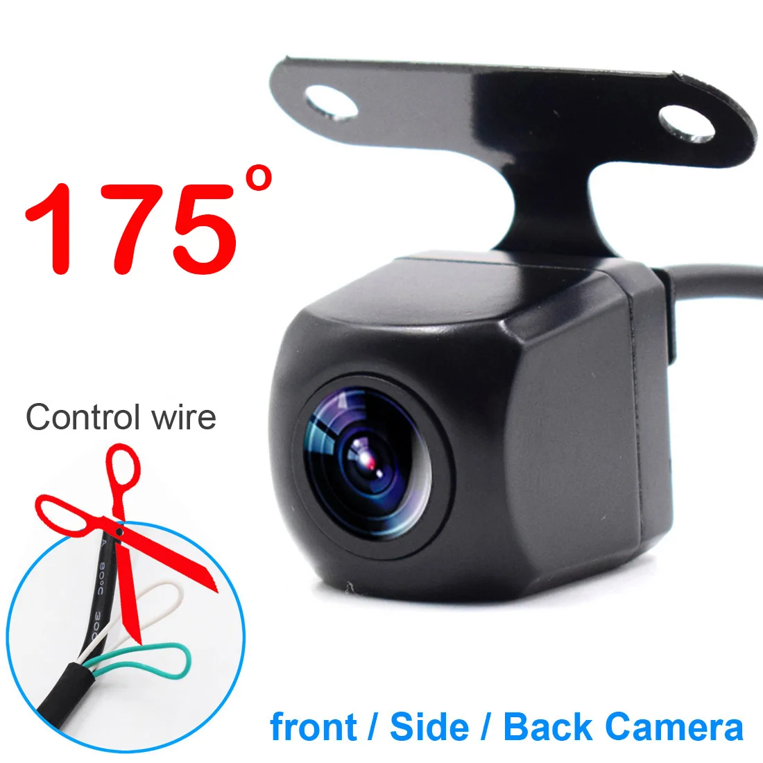 

Настоящая 175-градусная металлическая CVBS автомобильная передняя боковая задняя камера заднего вида, 4 стеклянных объектива, ночная версия, водонепроницаемая, широкоугольная, улучшенная линза