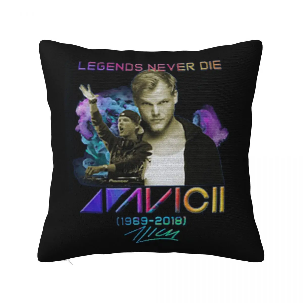 Legend Never Die Avicii 1989 2018 подписы в китайском стиле с женским принтом популярный стиль