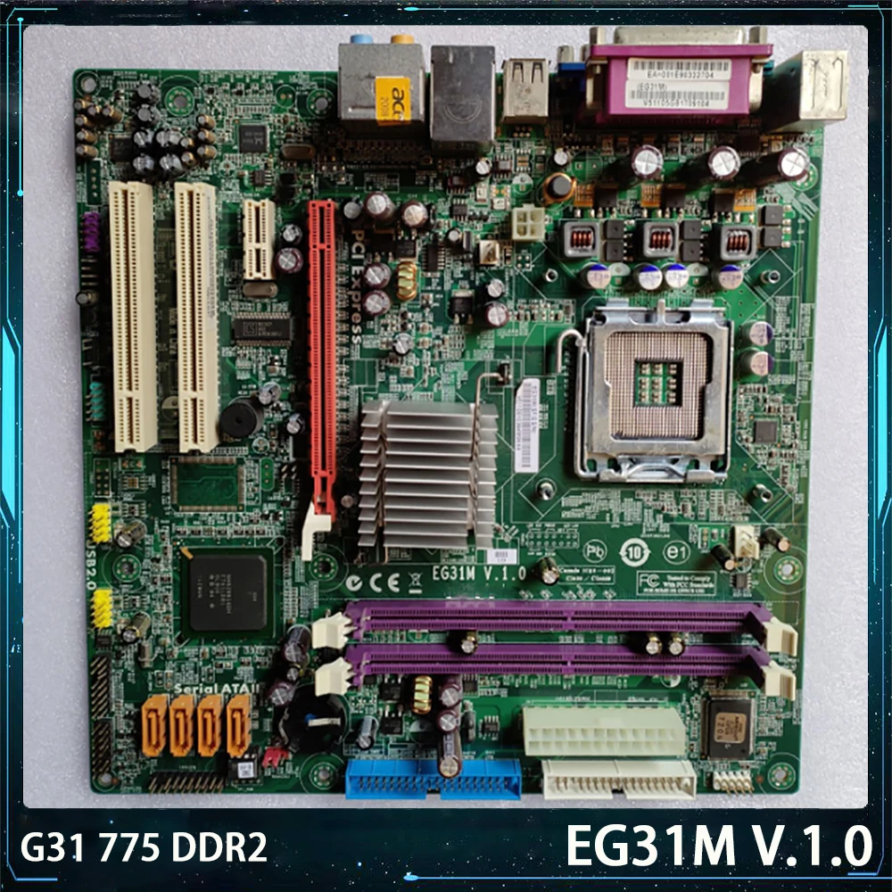 EG31M V.1.0 For Acer 775 DDR2 Support Quad Core Motherboard High Quality Fast Ship