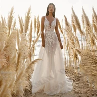hammah beach aline sposa vestidos wedding dresses backless lace appliques bride party gown robe de mari%c3%a9e engagement customised