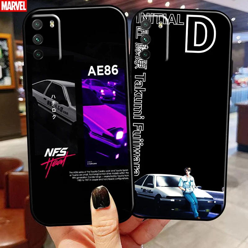 

Anime Initial D For Xiaomi Poco F3 GT M3 M3 Pro 5G X3 PRO NFC X3 GT Phone Case Soft Carcasa Coque Liquid Silicon Funda