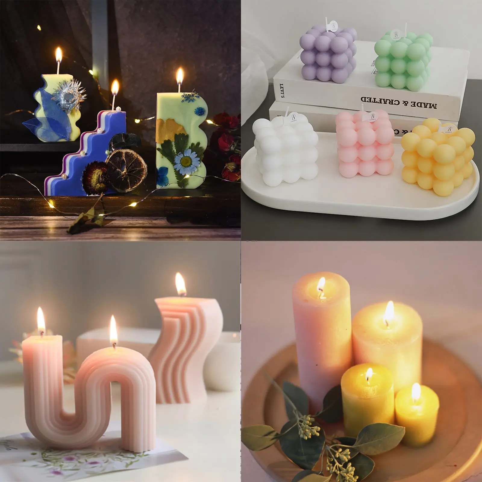 Восковая свеча 12 цветов краска пигмент сделай сам для мыла ароматерапии свечи