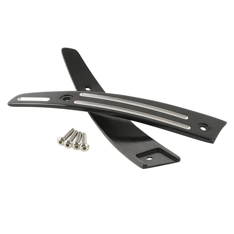 

6X Black Split Windshield Side Trim For Touring Road Glide FLTR 2015-2020