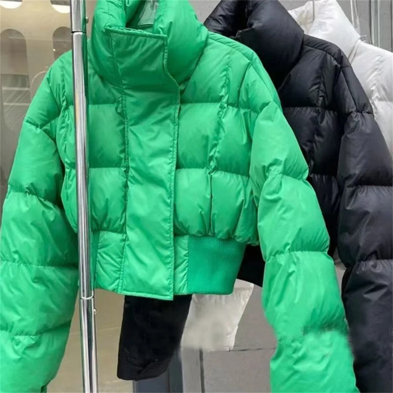 

Зимняя женская пуховая хлопковая жилетка, женская зеленая куртка, пальто, зимнее мешковатое утепленное теплое пальто, верхняя одежда 220270