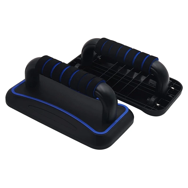 

Push Up Stands Unisex, 2 In 1 Abdominal Wheel With Four-Wheel Push Up Bar Home Workout Equipment For Home Gym Fitness