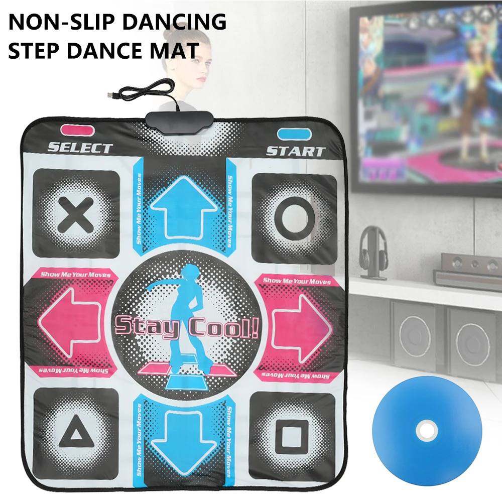 

1Pcs Non-Slip Dancing Step Dance Mat Pad Adult Children USB Dance Pad Dancer Blanket Equipment for PC TV AV Video Household Game