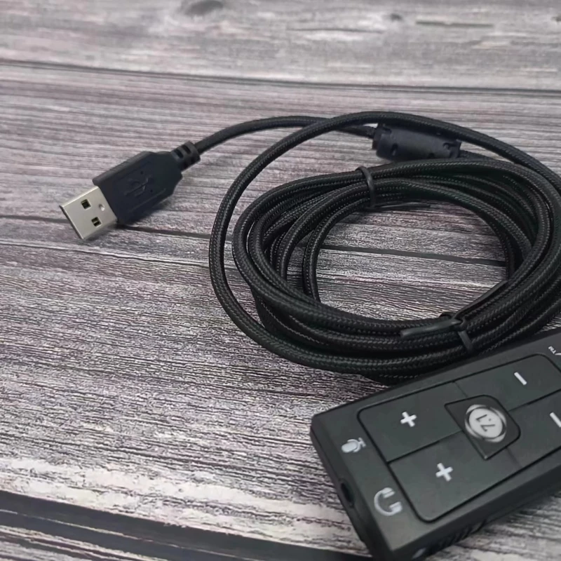 USB-адаптер M17B внешняя звуковая карта разъемы для наушников и микрофона 3 5 мм Cloud2 7 1