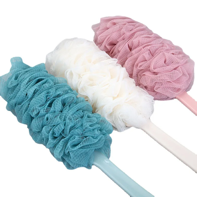 Длинная ручка подвесная Мягкая сетчатая задняя часть тела искусственная щетка