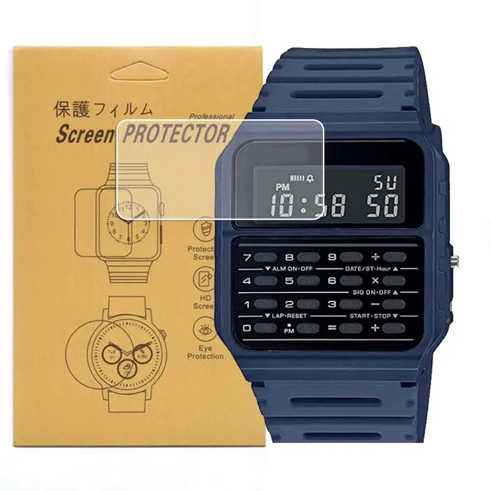 2/3Pcs Protector For Vintage CA53W-1 CA-53 CA-53WF-1B CA-53WF-8BCF CA-53WF-4B Calculator Watch TPU Nano Screen Protector