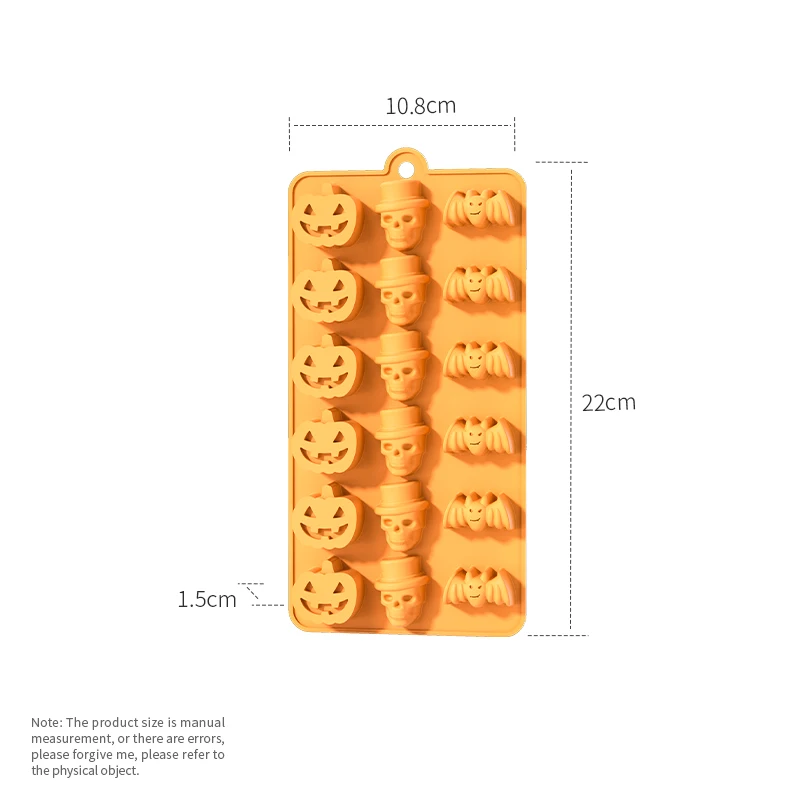 

Силиконовые формы для кексов тыква, летучая мышь, череп