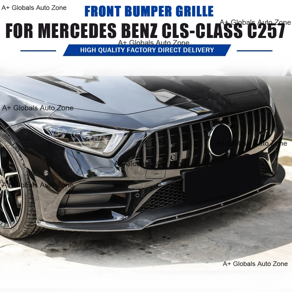 Фото Для Mercedes Benz CLS Class C257 CLS300 CLS350 CLS500 CLS450 CLS53 4 Matic W257 Решетка радиатора передняя сетчатая в стиле Diamond /GTR №5
