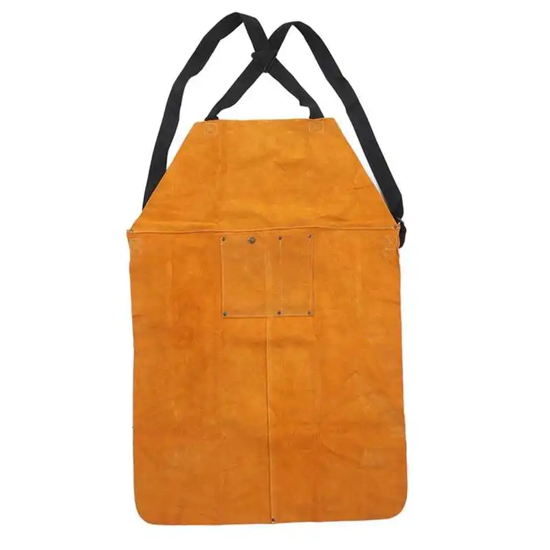 

Work Apron Leather Welding Apron with Pocket for Cooking