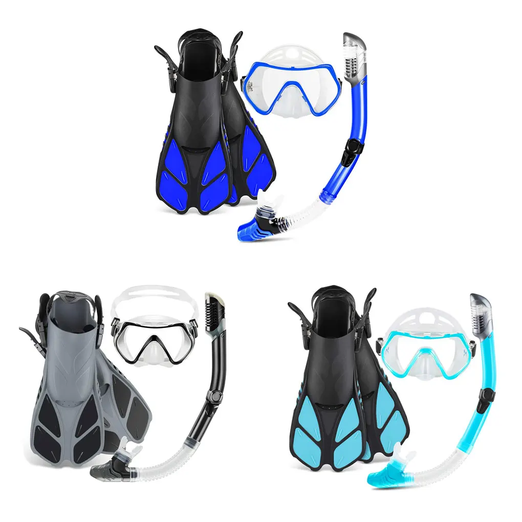 

Очки для подводного плавания регулируемые шлепанцы для ног комплект дыхательных трубок профессиональные аксессуары для подводного плаван...