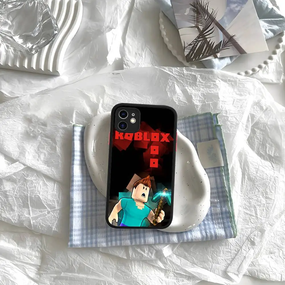 Фото Чехол для телефона Game R-Roblox-ES для iPhone 16, 15, 14, 11, 12, 13 Pro Max Plus 12, XS Max, матовый чехол на заднюю панель №5