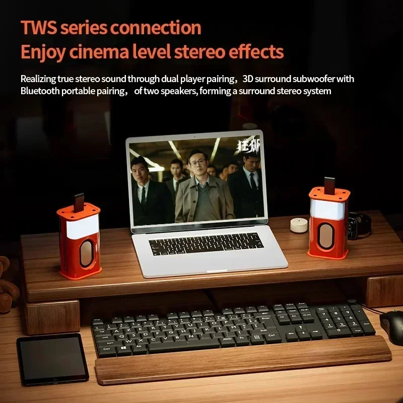 VYOPBC Мини-динамик Bluetooth прозрачный