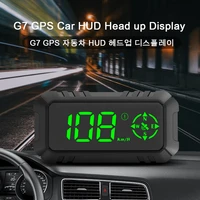 g7 gps hud display speedometer digital car head up display over speed alarm universal for bike motorcycle auto projector