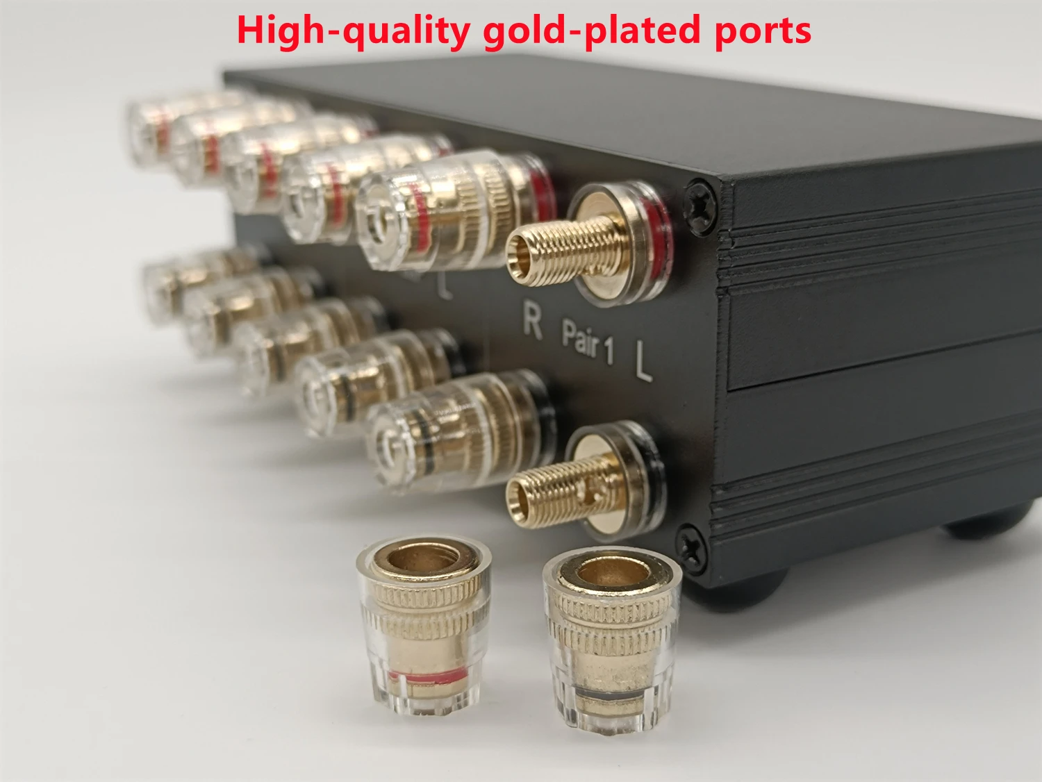 Высококлассный 2-зонный переключатель для динамиков двухканальный