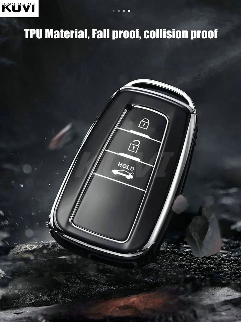 Модный чехол из ТПУ для автомобильного ключа с дистанционным управлением Toyota