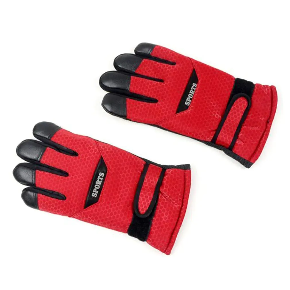 

Утолщенные Нескользящие мужские зимние сохраняющие тепло перчатки для сенсорных экранов дышащие ветрозащитные мотоциклетные защитные пе...