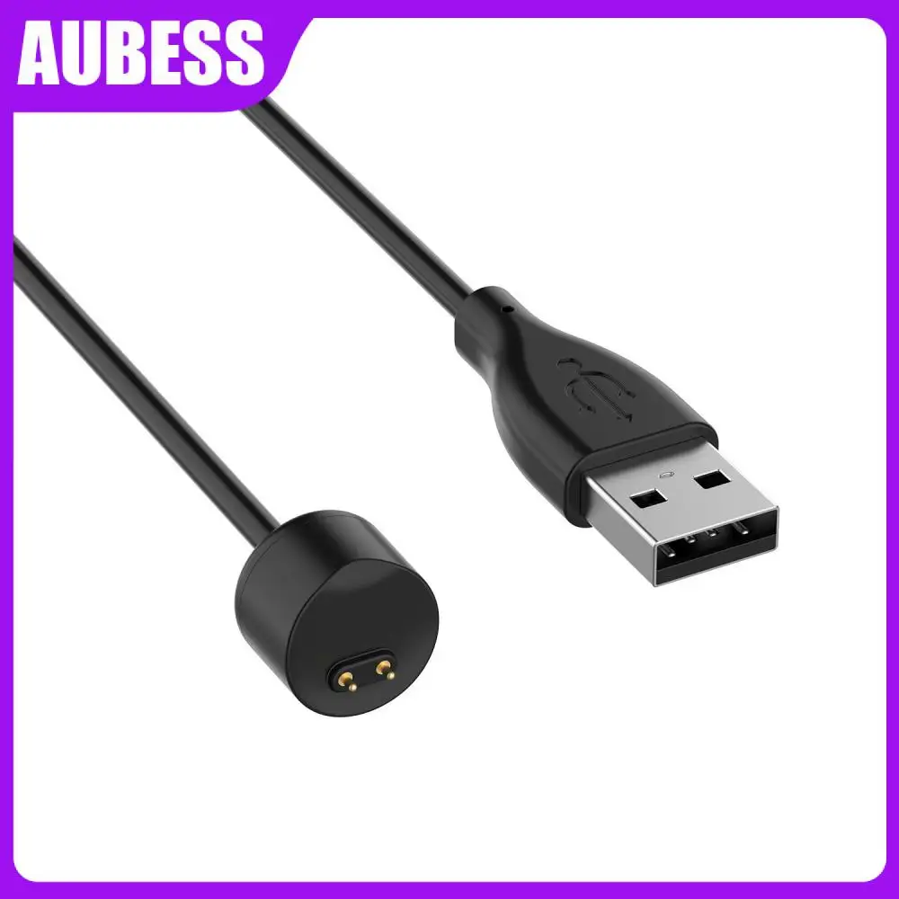 

New Cable Accessories Magnetic Wire Cable Durable Usb Charger Data Cable For Xiaomi Mi Band 5/6-black 5v Charging Cable Suitable