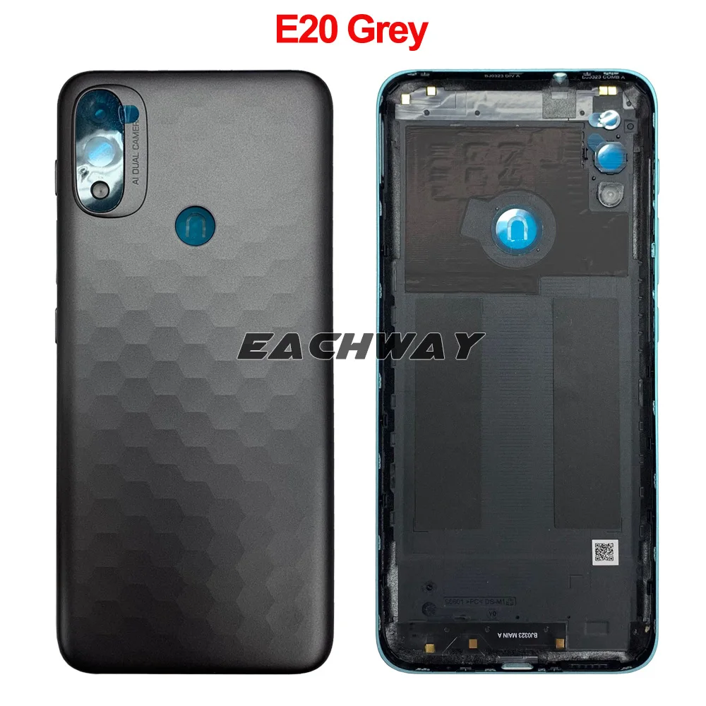 Новый 6 5 &quotдля Motorola Moto E20 крышка батарейного отсека для E40 задняя корпус с