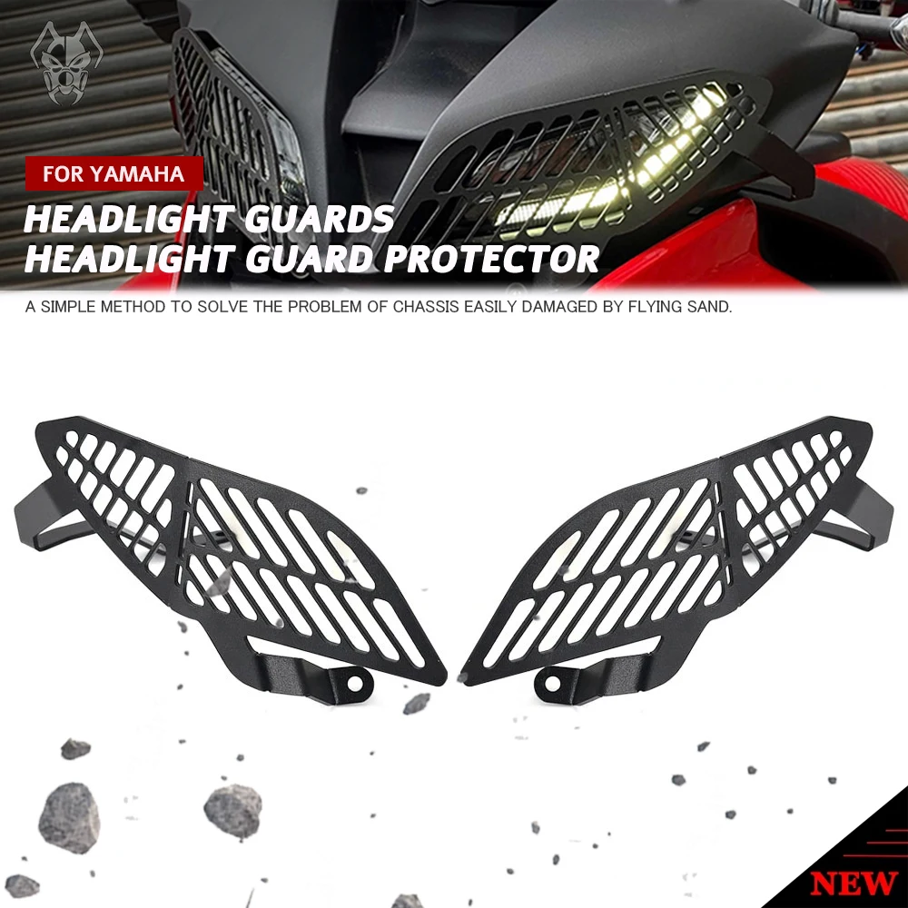 

Headlight Guard Protector For Yamaha Tracer 9 Tracer9 GT 9GT Tracer9gt 2021 2022 Lower Head Light Grille Protection Grill Cover