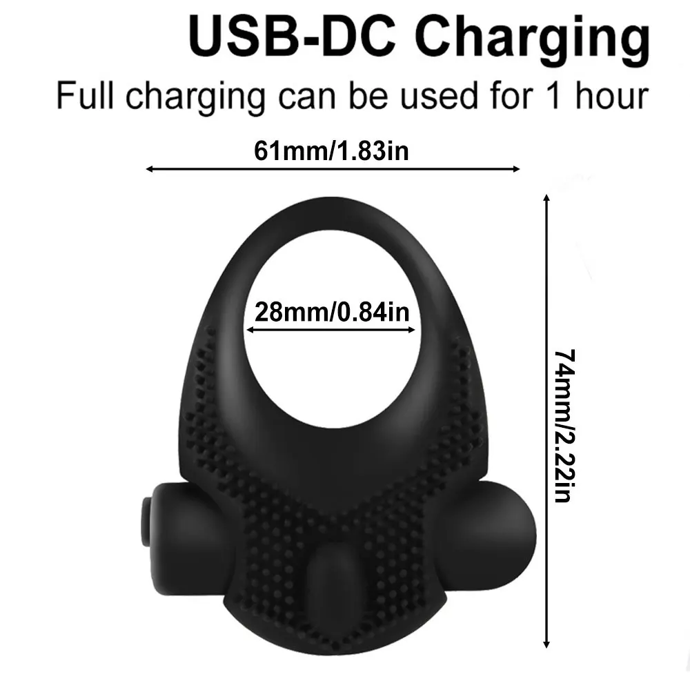 Мужское кольцо для пениса черное клитора вибратор вибриров Насадка На Пенис