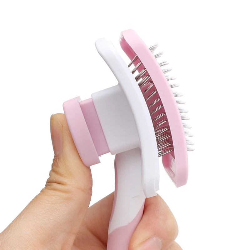 

Pet Grooming Brush for Cats Dogs Self Cleaning Slicker Brush Remove Hair Tools Pets Items Mascotas Perros Comb Gatos Accesorios