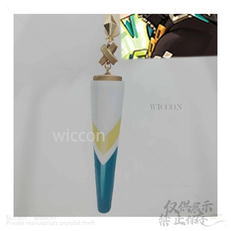 Парик для косплея Kinich из аниме Game Genshin термостойкие синтетические волосы с