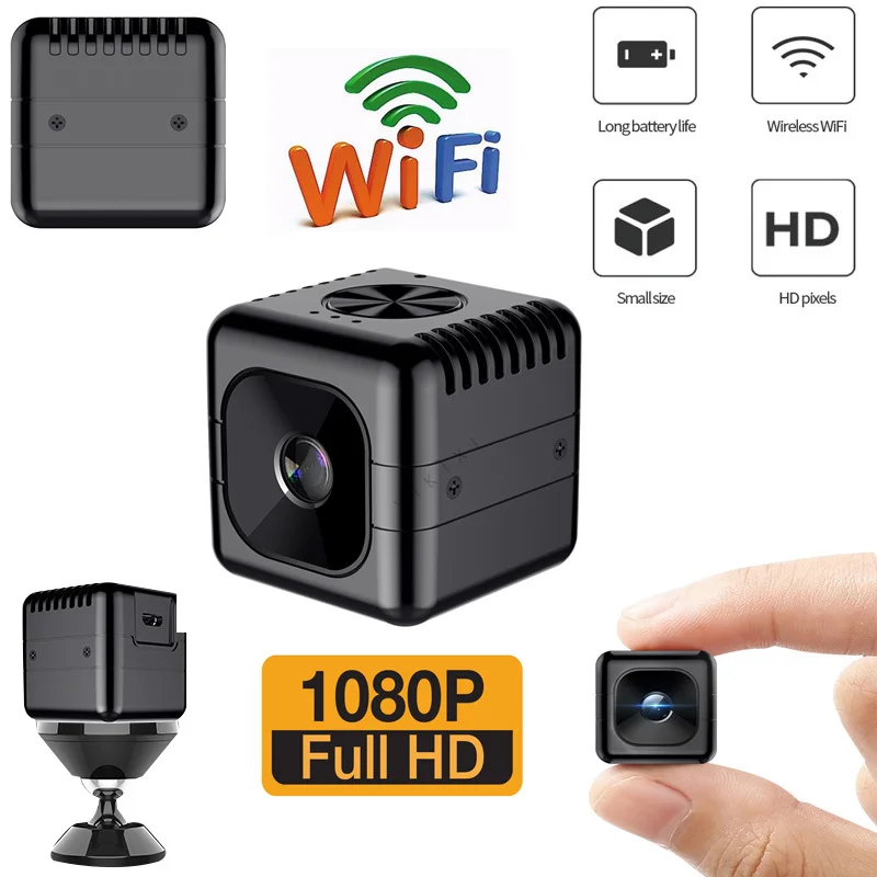 

HD 1080P Mini Wireless WiFi Camera Audio Voice Recorder High-definition Recording Long Standby Camera Security ip cam Monitor