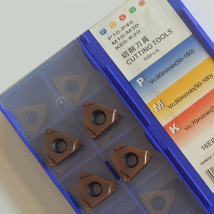 

Карбидные вставки 16ER 1,0 HMC/16ER 1,25 HMC/16ER 1,5 HMC/16ER 1,75 HMC/16ER 2,0 HMC/16ER 2,5 HMC/16ER 3,0 HMC CNC 10 шт./корк.