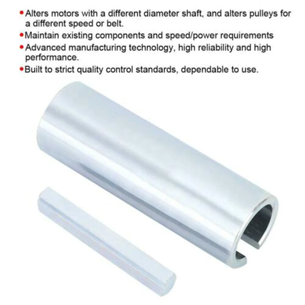 

Hight Quality Shaft Adapter & Key Sleeve 1set 3/4in 5/8in Accessories Bore
