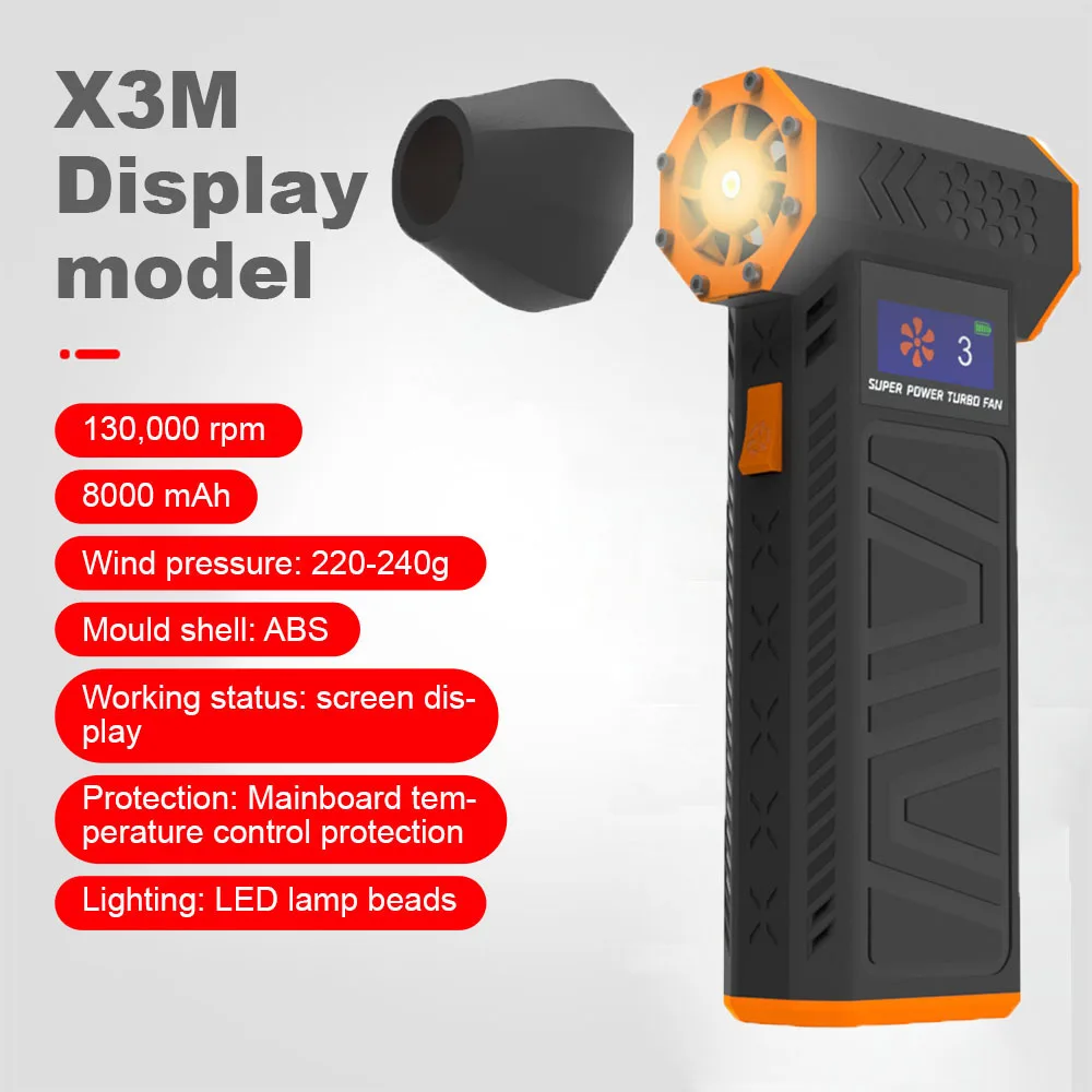 Мощный воздуходувка 100000 об/ 130000 Турбореактивный вентилятор об/мин скорость ветра