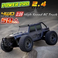 16103 116 2 4g off road rc car 4wd 50kmh electric high speed drift racing waterproof remote control toys for children gifts