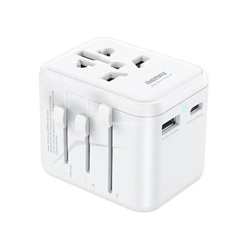 

Universal Travel Adapter with 2 USB Ports for US EU UK AU Cell Phones Laptops Dropship