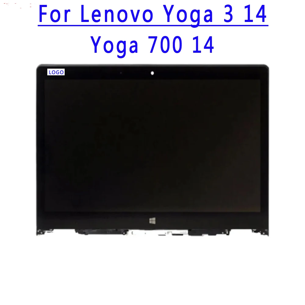

FRU 5D10H35588 14,0 дюймов 1920x1080 IPS FHD 30-контактный EDP сенсорный ЖК-дисплей в сборе для Lenovo Yoga 3 14 Yoga 700 14isk сенсорная сборка