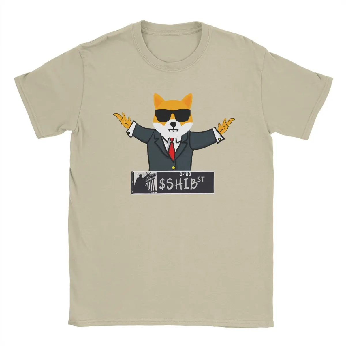 

SHIBA INU Coin T Shirts for Men Women Cotton Fashion for Male T-Shirts Cryptocurrency Bitcoin Dogecoin Tees Short Sleeve Gift