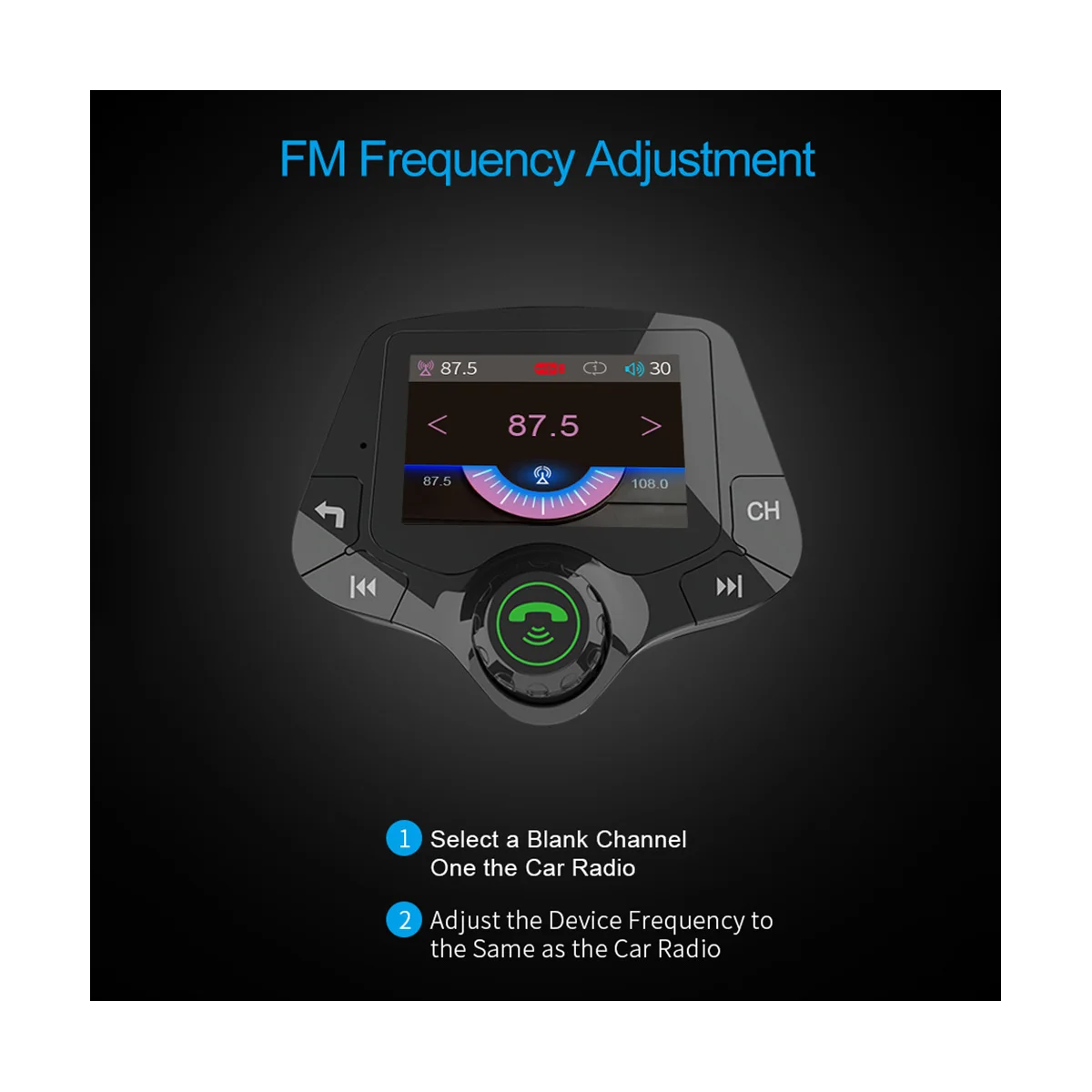 

G24 FM Transmitter Car Bluetooth Audio Receiver Car MP3 Player Universal Car Supplies