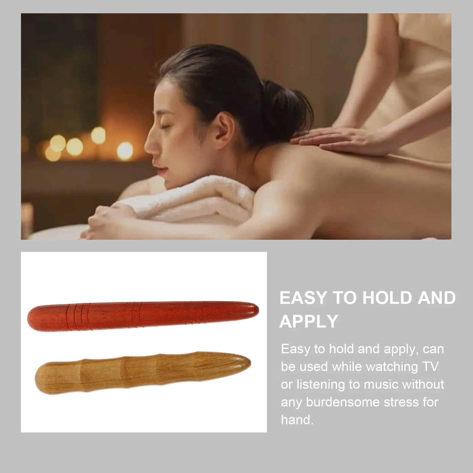 2 шт. тапочки для акупунктуры шеи носки массажный инструмент деревянные