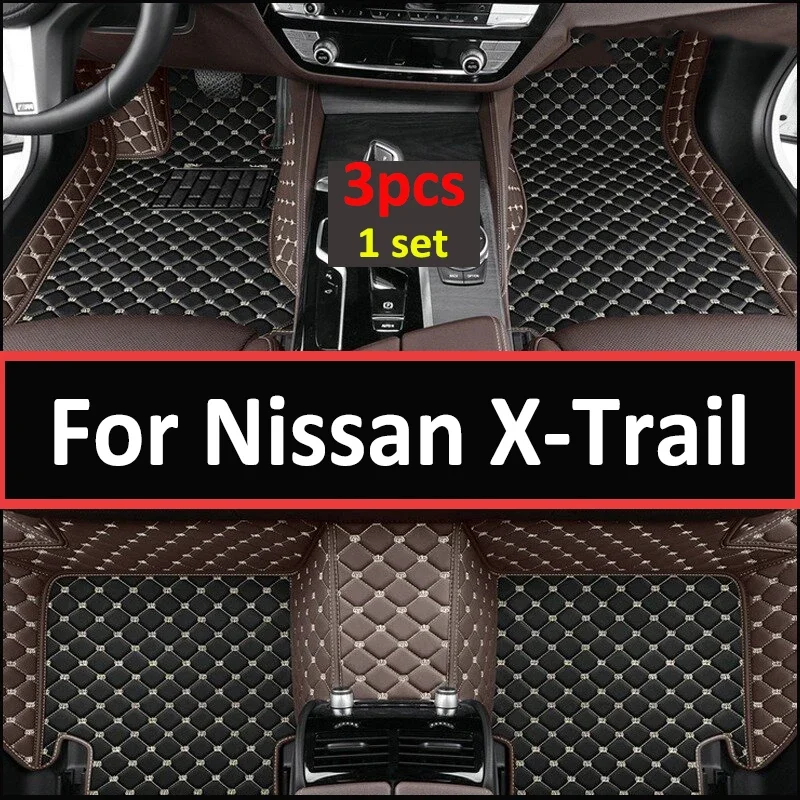 Автомобильные коврики для Nissan X-Trail T32 2017 ~ 2020 7-местный водонепроницаемый коврик