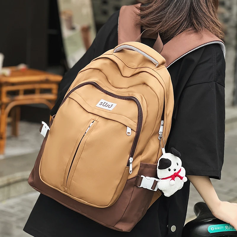 

Рюкзак унисекс для ноутбука с несколькими карманами, цвет хаки