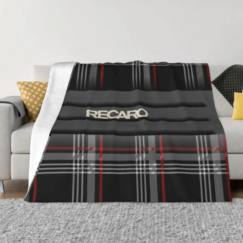

Ультра-мягкое флисовое покрывало с логотипом Recaros, теплые фланелевые одеяла для постельного белья, домашнее покрывало